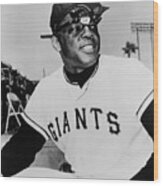 Willie Mays #2 Wood Print