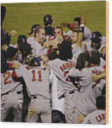 World Series: Red Sox V Cardinals Game 4 #2 Wood Print