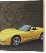 2000 C5 Corvette Convertible Wood Print
