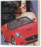2011 Atlanta Italian Car Day Poster Wood Print