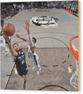 2021 NBA Playoffs - Milwaukee Bucks v Brooklyn Nets Wood Print