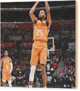 2021 Nba Playoffs - Phoenix Suns V La Clippers Wood Print