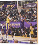 2021 Nba Playoffs - Phoenix Suns V Los Angeles Lakers Wood Print