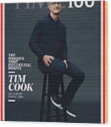 2022 Time100 - Tim Cook Wood Print