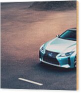 2023  Lexus  Lc  Front  Shot  A  Detail  Of  Photorealistic  H  Cf56fcfa  26043d  64564556332  B6455 Wood Print