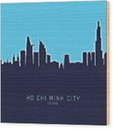 Ho Chi Minh City Vietnam Skyline #22 Wood Print