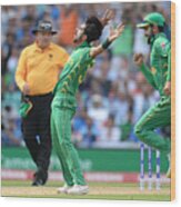India V Pakistan - Icc Champions Trophy Final #22 Wood Print