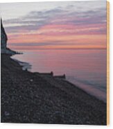 Sunrise At The White Cliffs Of Dover #22 Wood Print