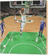 Jayson Tatum #27 Wood Print