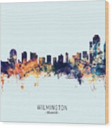 Wilmington Delaware Skyline #29 Wood Print
