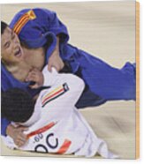 16th Asian Games - Day 4: Judo #3 Wood Print