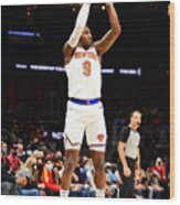 2021 Nba Playoffs - New York Knicks V Atlanta Hawks Wood Print