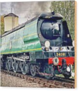 92 Squadron 34081 Steam Locomotive #3 Wood Print