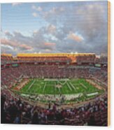 Bama Spell Out Bryant-denny Stadium #3 Wood Print