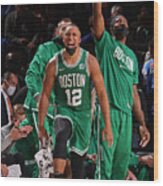 Boston Celtics V New York Knicks Wood Print