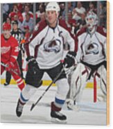 Colorado Avalanche V Detroit Red Wings #3 Wood Print