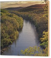 Current River From Bee Bluff #3 Wood Print