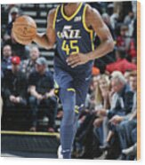 Donovan Mitchell #3 Wood Print