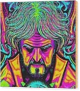 Hypnotic Illustration Of Billy Connolly #3 Wood Print