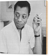 James Baldwin Wood Print