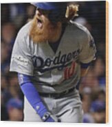 Justin Turner #3 Wood Print