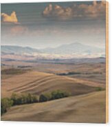Landscape, Tuscany, Italy #3 Wood Print