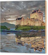 Photo Of Eilean Donan Castle, Scotland Wood Print