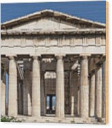 Temple Of Hephaestus Athens Greece  #3 Wood Print
