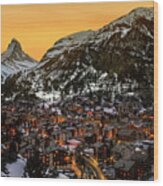 Zermatt - Switzerland #30 Wood Print