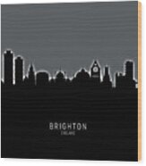 Brighton England Skyline #34 Wood Print