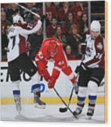 Colorado Avalanche V Detroit Red Wings #34 Wood Print