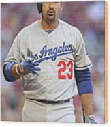 Adrian Gonzalez #4 Wood Print