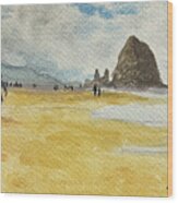 Cannon Beach #4 Wood Print