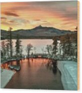 Chocorua Sunset  #4 Wood Print