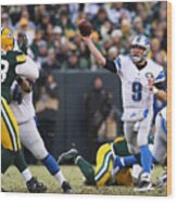 Detroit Lions V Green Bay Packers #4 Wood Print