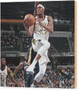 Myles Turner #4 Wood Print