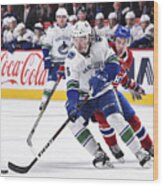 Vancouver Canucks V Montreal Canadiens #4 Wood Print