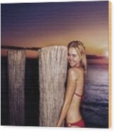 4200 Elisa Naples Beach Florida - Maxim Magazine Wood Print