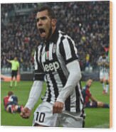 Juventus Fc V Genoa Cfc - Serie A #49 Wood Print