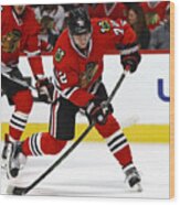 Arizonia Coyotes V Chicago Blackhawks #5 Wood Print