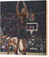 Atlanta Hawks V Cleveland Cavaliers #5 Wood Print