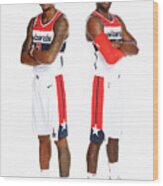 John Wall And Bradley Beal #5 Wood Print