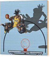 Miami Heat V Memphis Grizzlies #5 Wood Print