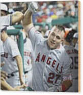 Mike Trout #5 Wood Print