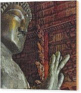 508 Impressive Buddha, Interior Architectural Detail, Todaiji Temple, Nara, Japan Wood Print