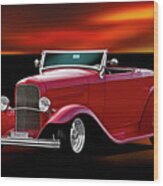 1932 Ford Roadster #52 Wood Print