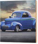 1941 Willys 'three-window' Coupe #6 Wood Print
