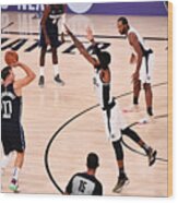 Los Angeles Clippers V Dallas Mavericks - Game Four Wood Print