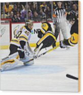 Boston Bruins V Pittsburgh Penguins #7 Wood Print