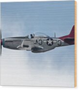 P51 Mustang Tall In The Saddle Wood Print